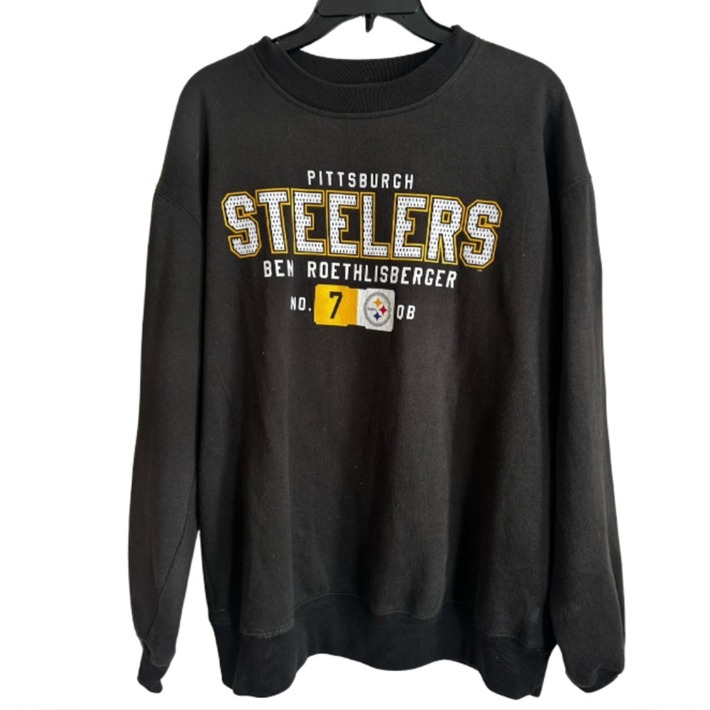 Retro Pittsburgh Steelers Black Sweater